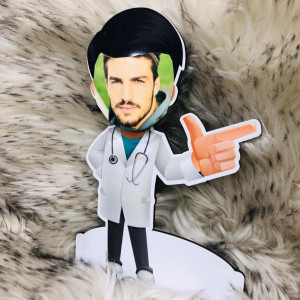 Customized Doctor Caricature Photo